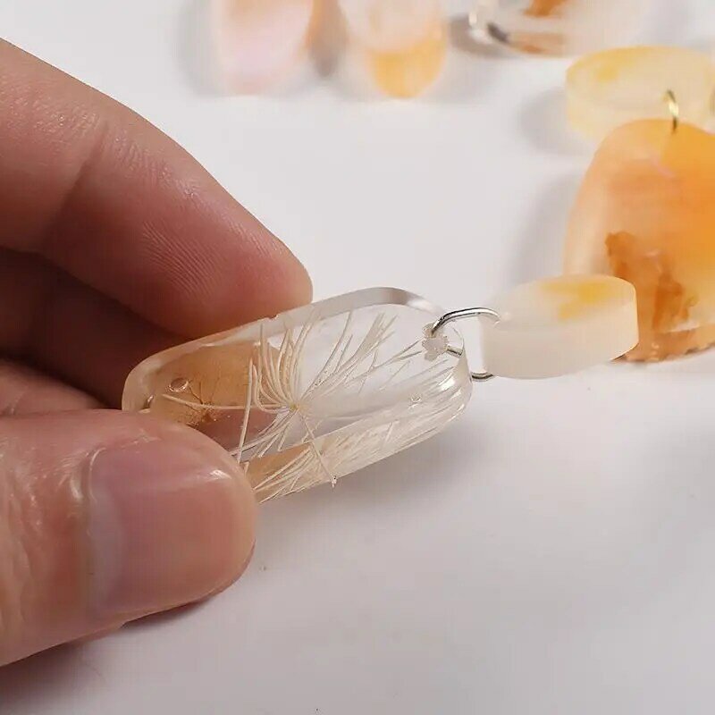 Diy Kristal Epoxy Resin tidak beraturan anting liontin silikon cetakan geometri kalung liontin gantungan kunci cetakan DIY Resin Casting