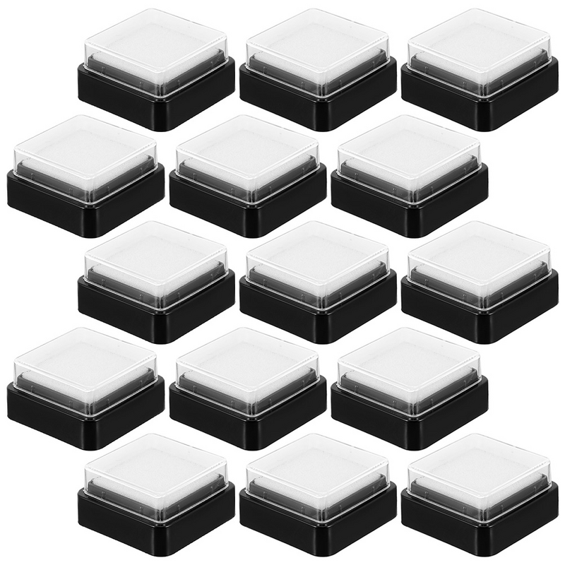 15 stücke Finger abdruck Tinten pads DIY Stempel Tinten pads Scrap booking machen quadratische Tinten pads