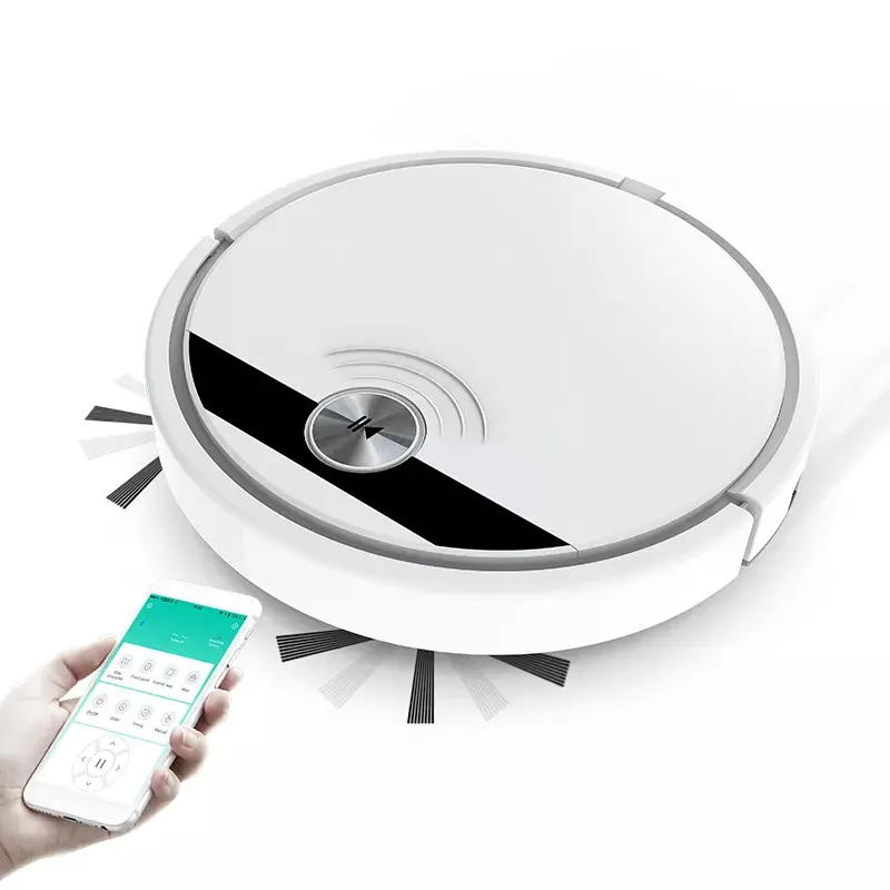 지능형 앱 제어 로봇 진공 청소기, 습식 및 건식 청소 로봇, 3 인 1 기계 UV 램프, RS800, 2022 인기 판매