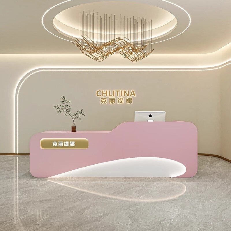 Nowoczesny luksusowy biuro informacji recepcyjnych personalizacja urody kasjer sklep odzieżowy Beautysalon Meubilair meble barowe