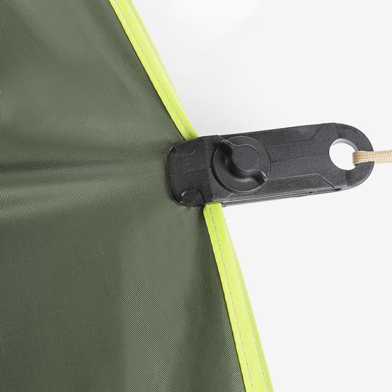 Outdoor Camping Tent Canopy Clip, Design especial dente, fixação exterior gancho, fivela, instalação com pull Point clipes