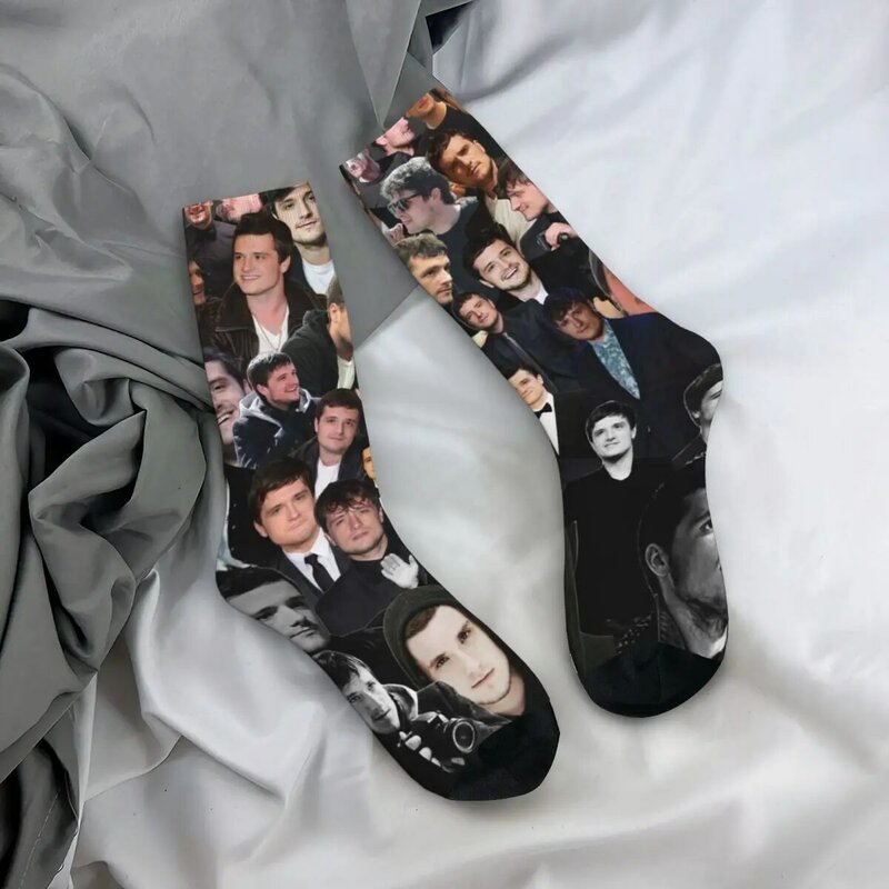 Josh Hutcherson Socken Männer Frauen lässig Film TV Schauspieler Socken Harajuku Frühling Sommer Herbst Winter Socken Geschenke