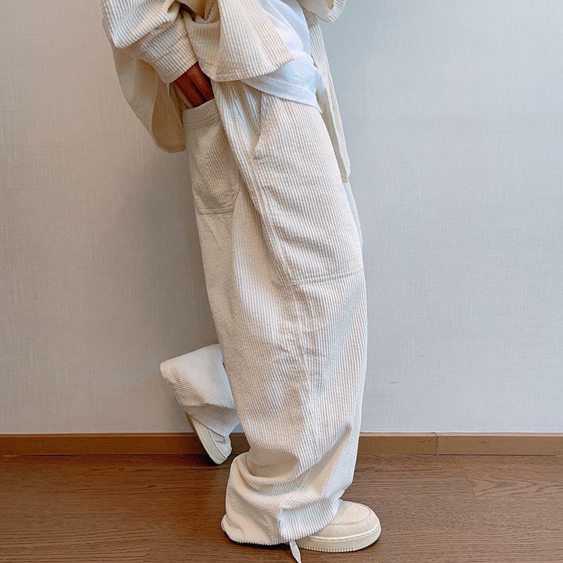Modne koreańskie wysokiej jakości sportowe spodnie z osobowością uliczną jesień zima retro y2k wszechstronne jednokolorowe proste spodnie na co dzień