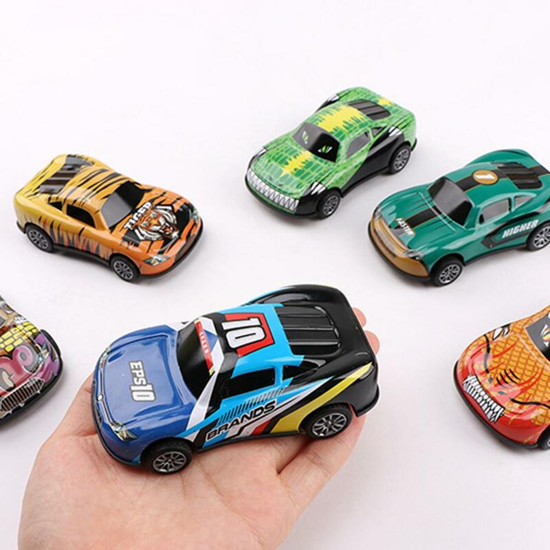 Terugtrekken Auto Mini Auto Speelgoed Klassieke Traagheid Auto Speelgoed Voor Kinderen Geen Batterij Vereist Mini Plastic Model Voertuig Partij Gunst
