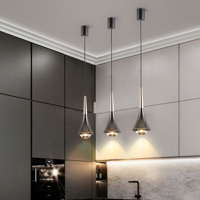 Plafonnier LED en frêne au design moderne et simpliste, éclairage d'intérieur, luminaire décoratif de plafond, idéal pour un lit principal, une chambre à coucher ou un restaurant