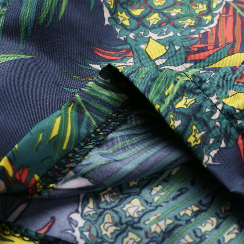 Pantaloncini da spiaggia con piante naturali stampate in 3D da uomo Casual Hawaii costume da bagno Quick Dry Bermuda Surf Board Shorts Pants Fashion Swim Trunks