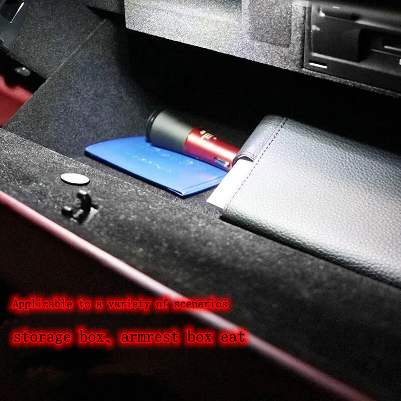 Universal รถเปิดประตู USB ชาร์จไร้สายแม่เหล็ก LED รถประตูยินดีต้อนรับปลอดภัย Anti-Collision สัญญาณ
