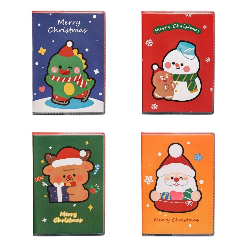 Cuadernos navideños pequeños, bloc escritura bolsillo para escritura estudiantes, diario, envío directo