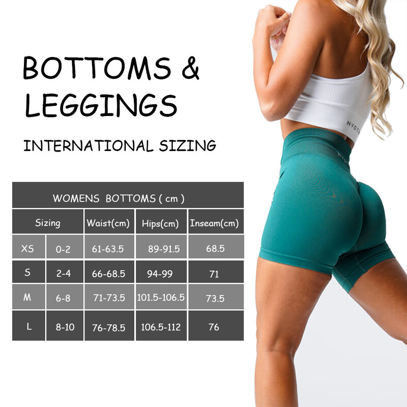NVGTN pantaloncini senza cuciture per donna Emerald Gym Seamless Butt Lifting vita alta Tummy Control Yoga Sport Biker Shorts