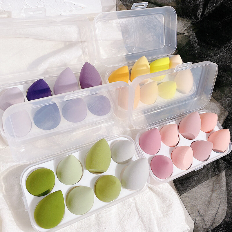 Foundation Sponge Makeup Cosmetic for face Make Up Puff women's cosmetics Tools Powder Puff Makeup Sponge with Storage Box