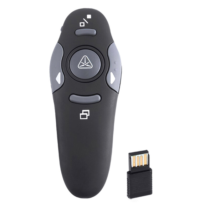 2.4GHz bezprzewodowy USB Powerpoint prezentacja PPT z klapką wskazówką na długopis prezenter z czerwonym światłem