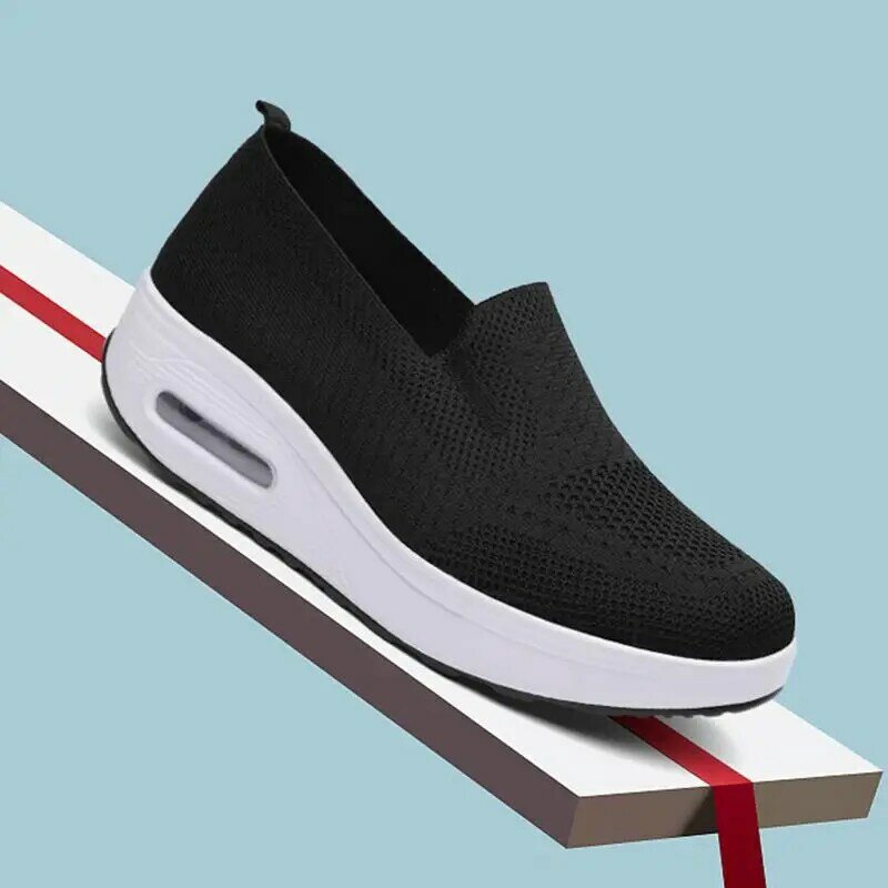 Buty damskie 2022 komfort zwiększ mieszkania buty damskie oddychające buty na co dzień kobiety buty z wycięciami