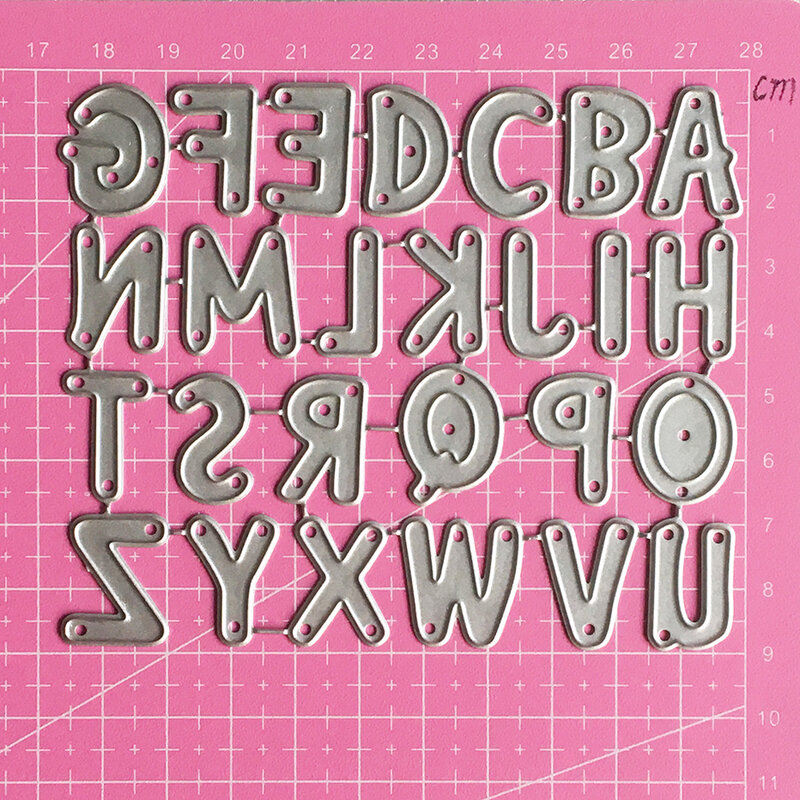 Alphabet Buchstaben Metalls chneid werkzeuge für Scrap booking Papier Geschenk karte machen DIY Album Handwerk gestanzt