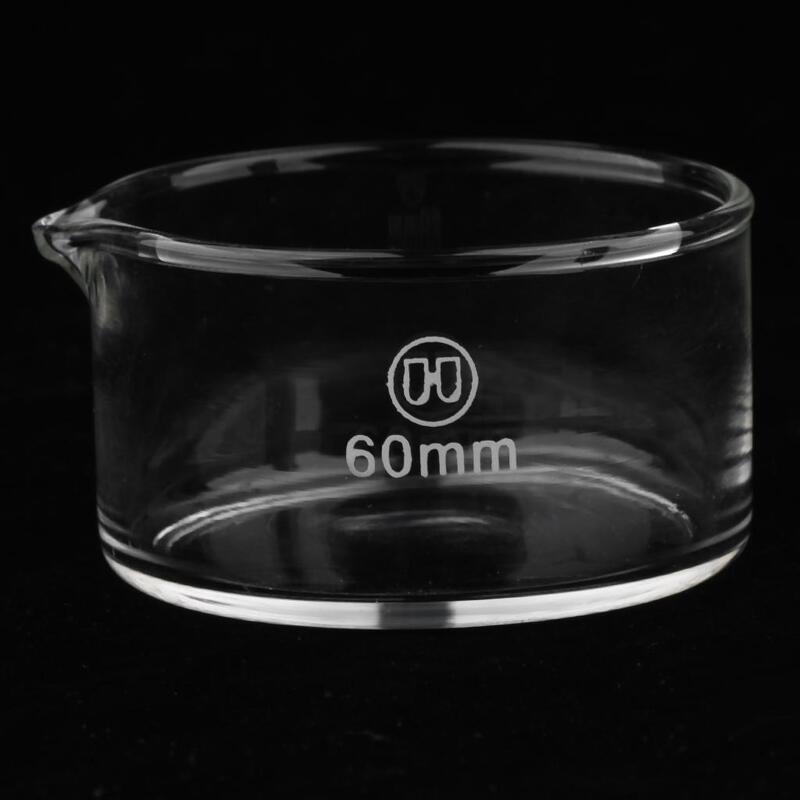 보관용 붕규산염 유리로 만든 결정 쉘, 60mm