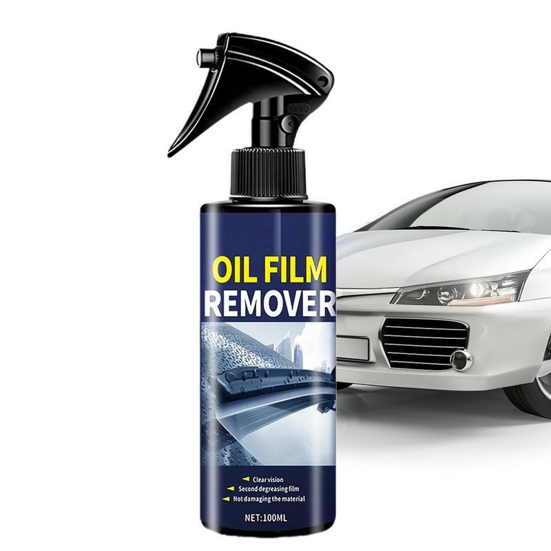 Nettoyant de film d'huile pour pare-brise de voiture, spray de nettoyage de film d'huile, livres efficaces, outils de restauration, 100ml
