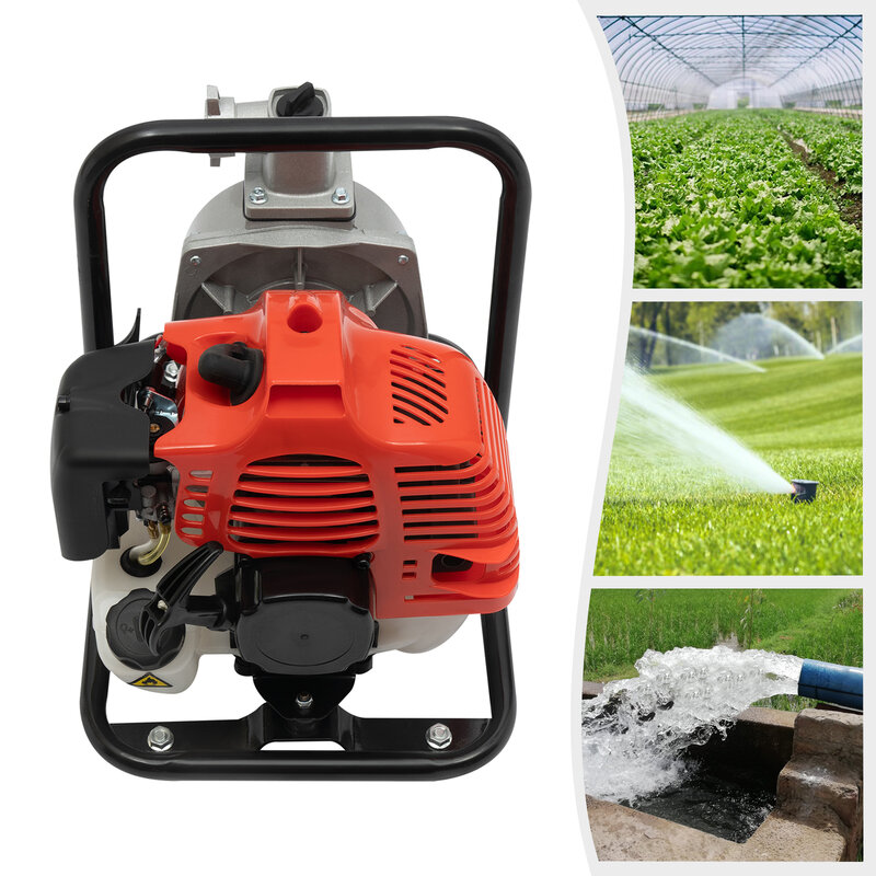 43CC 1.7HP Volume di trasferimento del flusso di benzina attrezzo da giardino irrigazione ad alta pressione Handy Farm Water Pumps