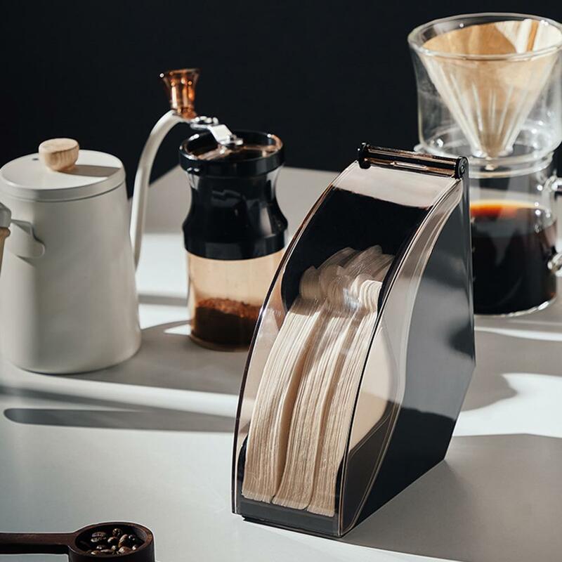 Подставка для бумаги для кофе, ручной держатель для бумажных фильтров для кофе, машина для эспрессо, ситечко, деревянный оригинальный бумажный контейнер для кофе