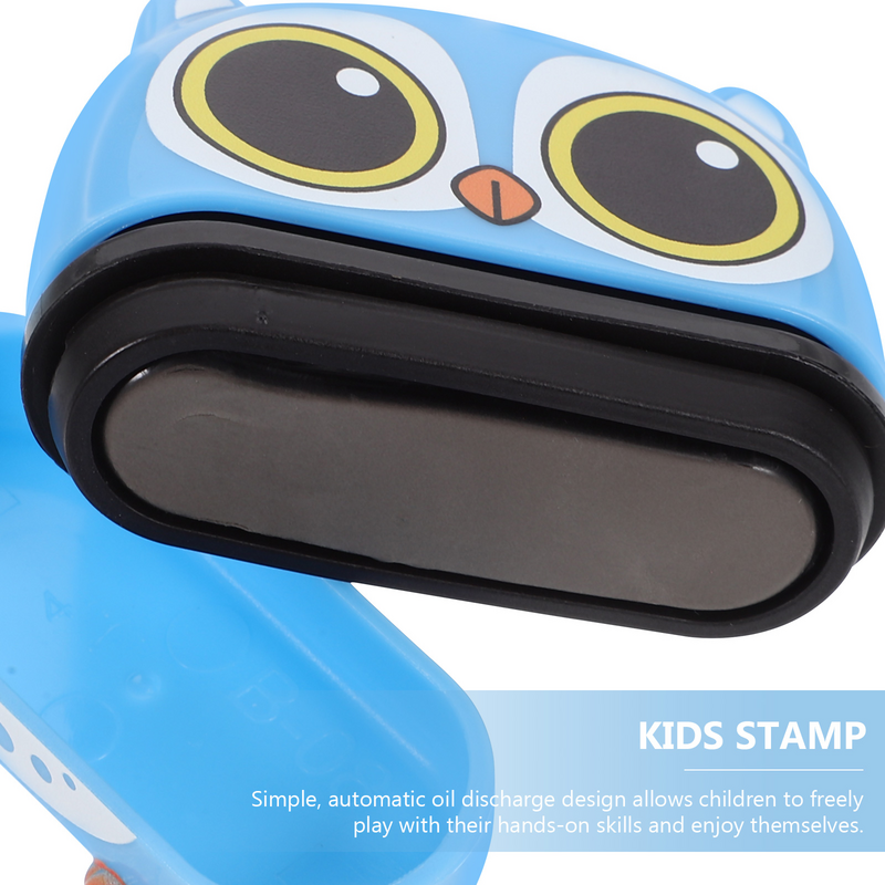 Multi-função Cartoon Seal for Kids, Convenient Name Stamp, Baby Outfits, Acessório Infantil