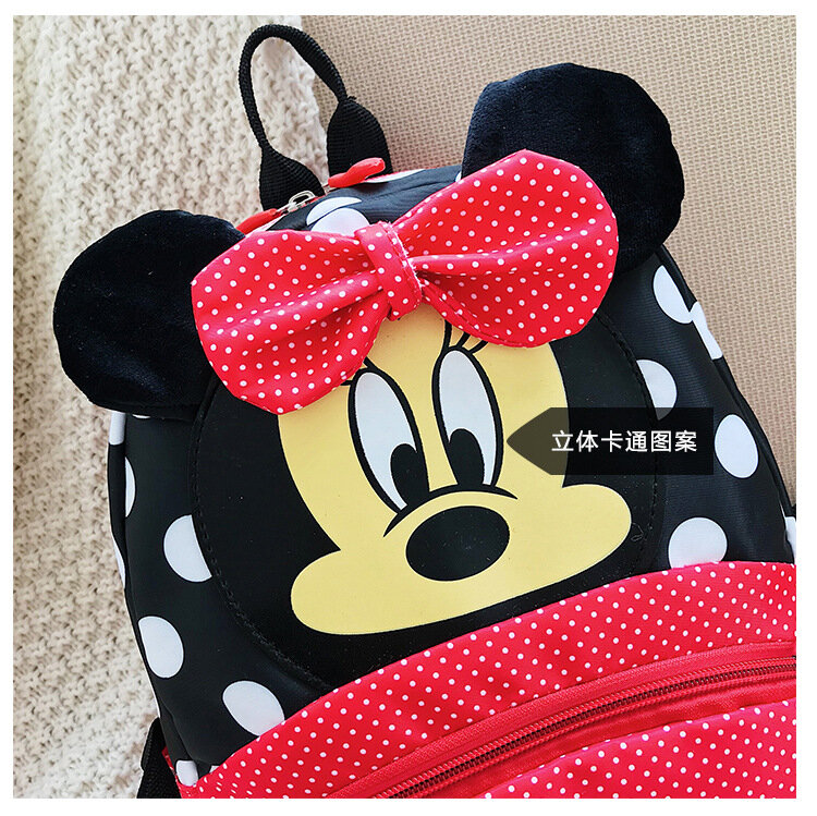 Disney Cartoon Rucksack für Jungen Jungen Mädchen Minnie Mickey Mouse Kinder schöne Schult asche Kindergarten Schult asche Kinder Geschenk