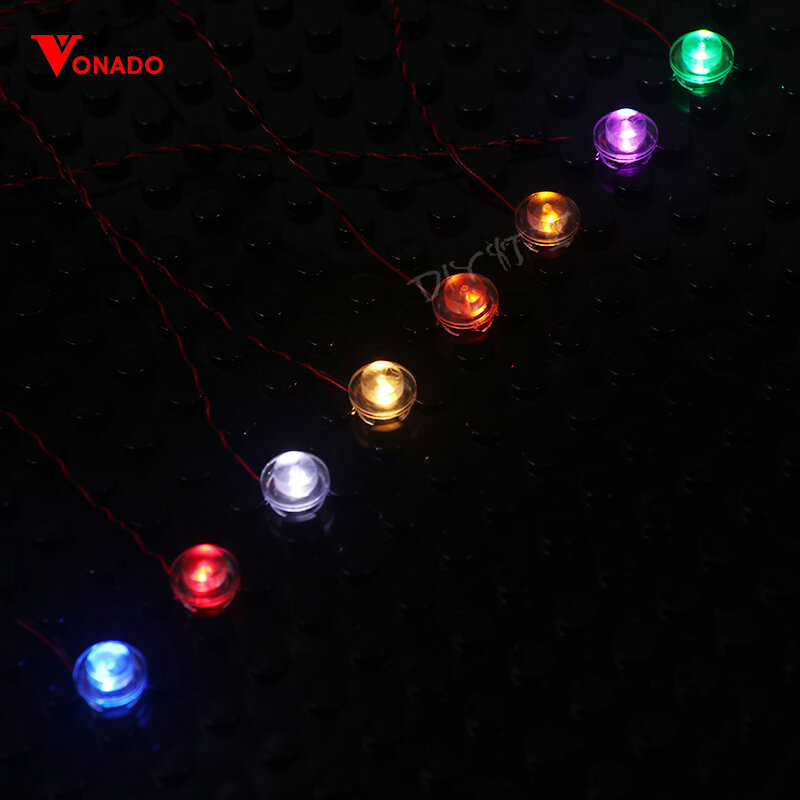 Vonado аксессуары со светодиодный Ной подсветкой для самостоятельного изготовления строительных блоков совместимые с моделями ламп аккумуляторная коробка красочный точесветильник свет s