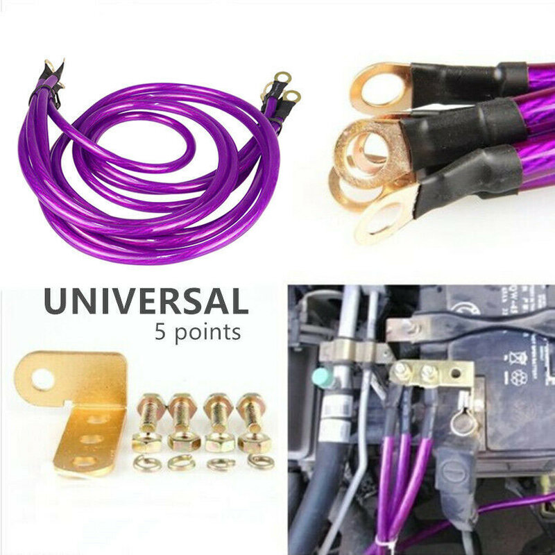 100% brandneue Auto kabels ystem Erdung kabel Umbaus atz Auto Ersatz negative Batterie Kabel Universal Erdung kabel