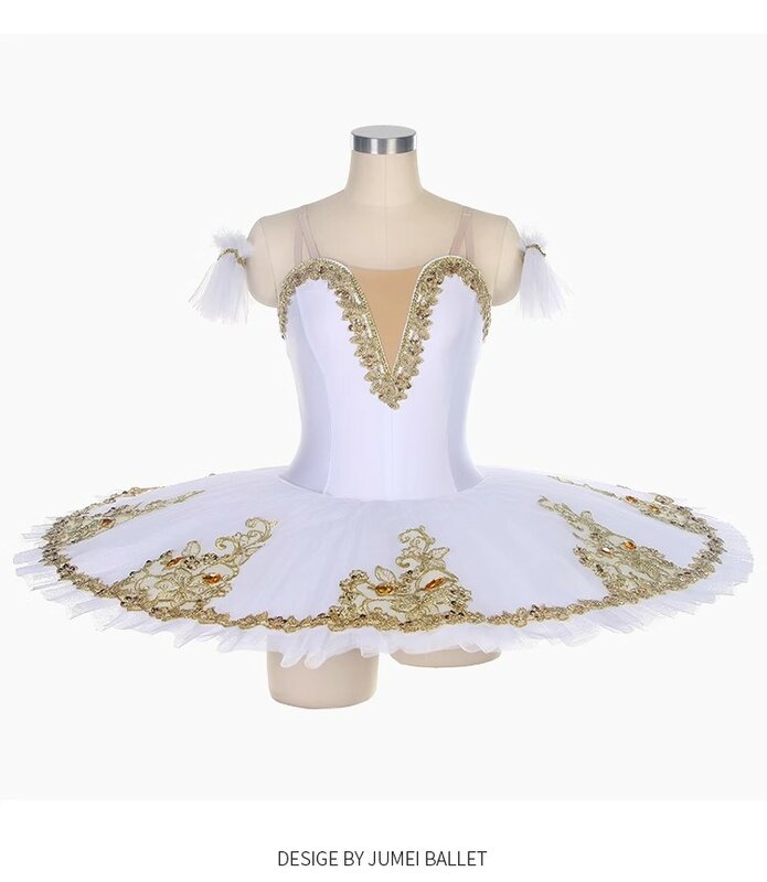 Profesjonalna spódnica baletowa tutu Jezioro łabędzie dzieci spektakl taniec spódnica z gazy biała spódnica tutu kostium baletowy dla dorosłych