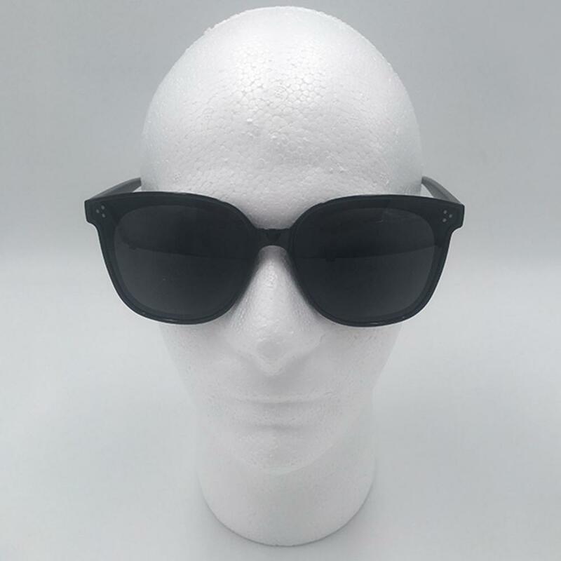 Male Mannequin Head Foam Mannequin Head Display Stand for Wigs Hats Sunglasses Male Model Head Holder for Hairpieces Headwear