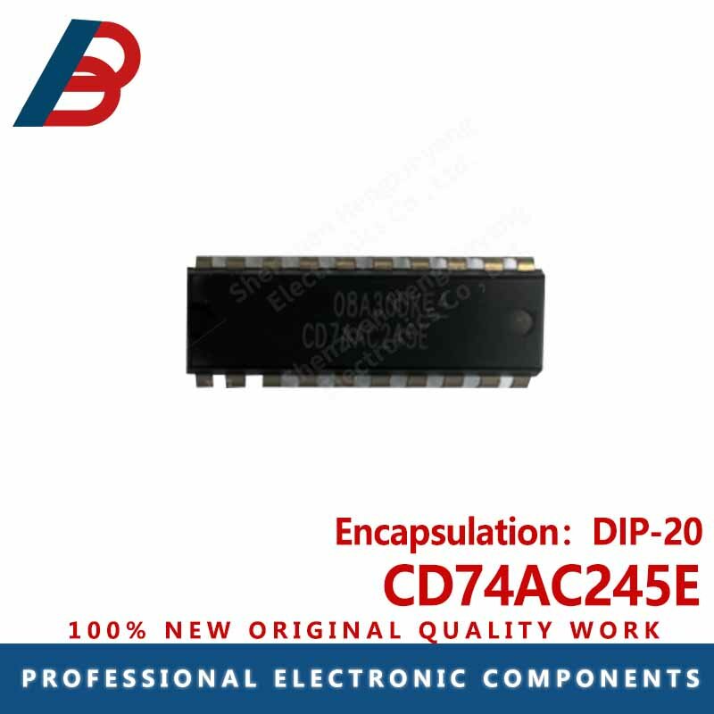 Chip transceptor lógico DIP-20, paquete CD74AC245E, 1 piezas