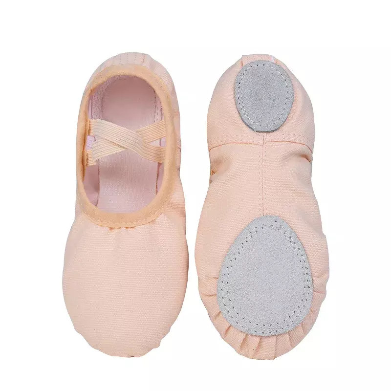 Sepatu Pointe anak perempuan, sandal dansa kualitas tinggi sepatu balet balerina 6 warna, sepatu balet profesional