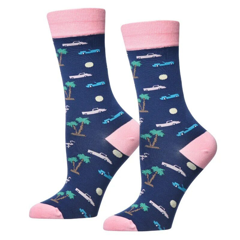 Модные парные мужские и женские носки, Веселые носки для скейтборда 32 цветов, забавные носки в стиле Харадзюку с рисунками фруктов, улицы в стиле хип-хоп