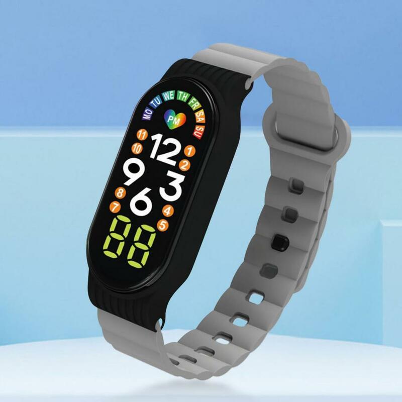 Elektronische Uhr Paar Uhr ultra dünne Silikon armband wasserdichte LED-Display Studenten uhr für Sport Business Freizeit