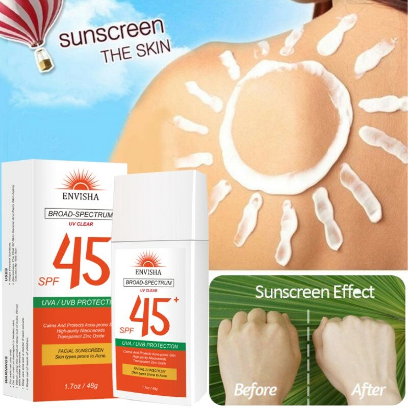 ENVISHA Facial Body Sunscreen Anti-UV Moisturizing Whitening Outdoor Beach Sunscreen Isolation Cream Sunscreen Stick