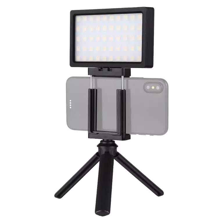 写真撮影用の調整可能なLEDライト,ランプ,800lm,rgb,カラー温度,vlogging,新しい100