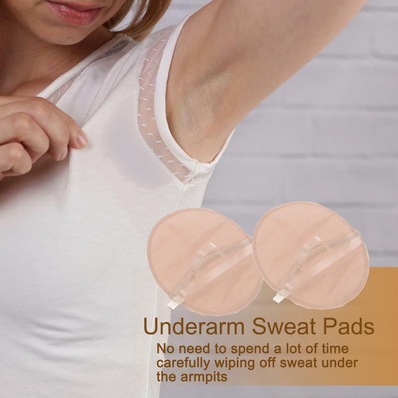 Underarm Sweat Pads Armpits 1 Pair Reusable Armpit Guards For Odor Absorbing Washable Underarm Pads For Cycling Dating Travel