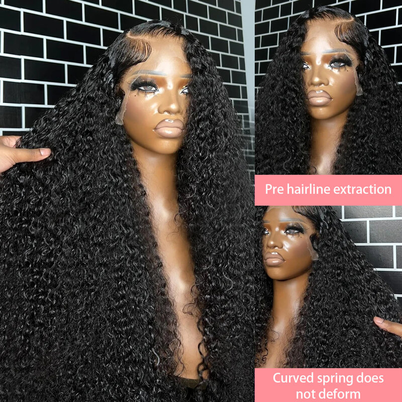 30 Inch 13x6 Water Wave Lace Front Wig Human Hair 13x4 Hd Deep Wave Lace Frontal Wig Brazilian Remy Curly Human Hair Wigs Women