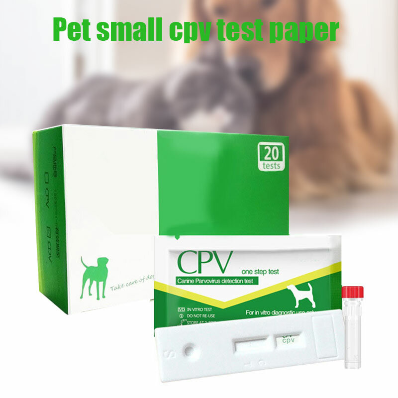 Écouvillon nasal pour animaux de compagnie, petit papier de test de santé, test rapide efficace pour chien et chat, CDV, CPV, FPV, maison