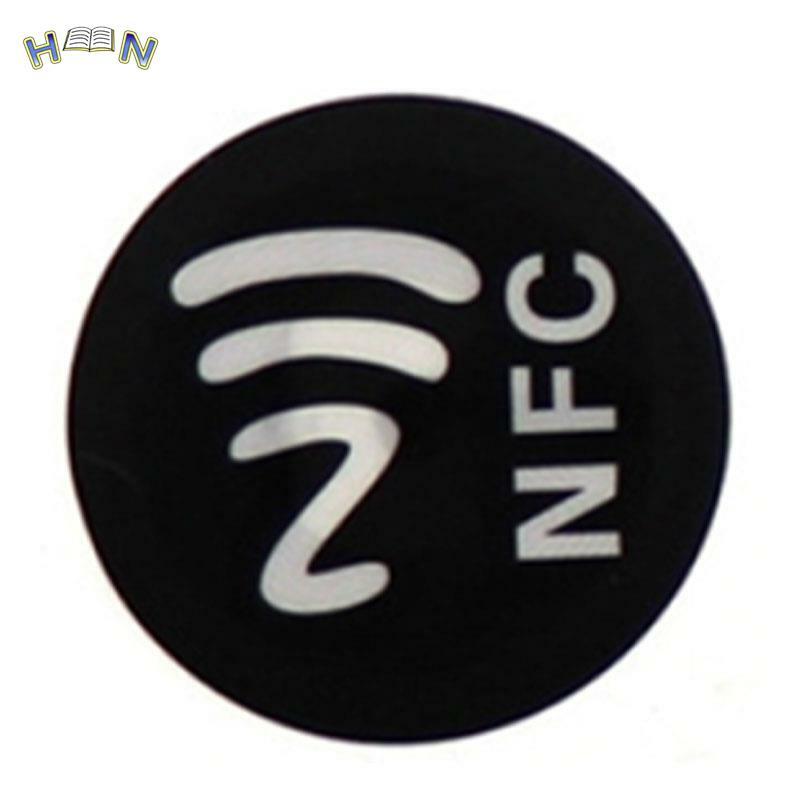 ملصقات NFC من مادة الحيوانات الأليفة المقاومة للماء ، علامات ذكية للهواتف ، ألوان عشوائية ، ملصق 1 ، Ntag213