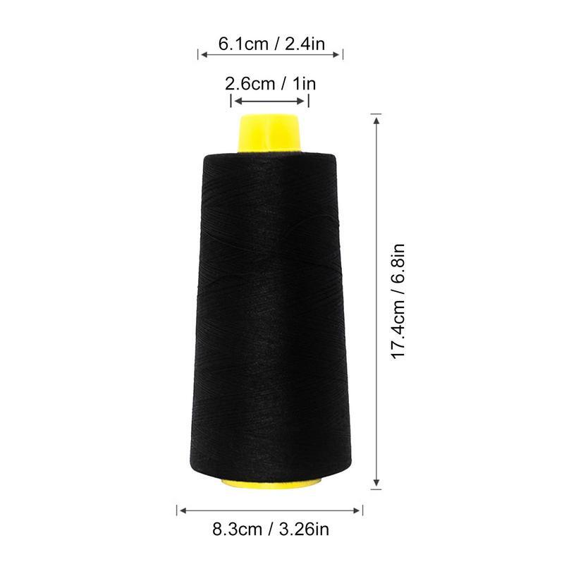 Black And White Thread For Sewing Pagoda Thread Elastic Fabric Knitted Underwear Lock Thread Special Tool For Leather Products