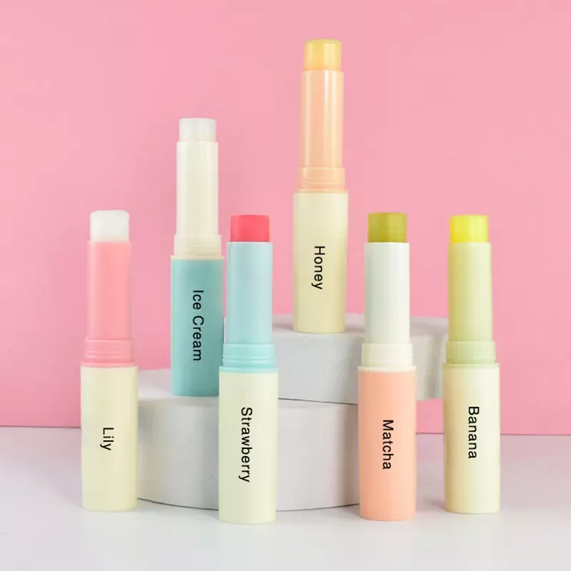 Private Label Lip Balm 5g Fruity Moisturizing Moist Lips All Skin Types Cosmetic Custom Logo Makeup Bulk Hydrating Nutritious