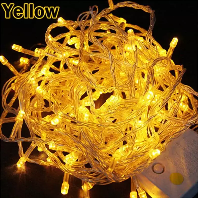 10M Led Fairy String Lights Garlands Christmas Tree Decorations for Home Garden Wedding Party Outdoor Indoor Decor New Year