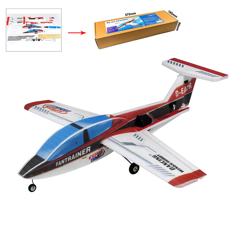 E39 800MM Ducted Aircraft EPP DIY Assembled 1 Meter Wingspan Ducted Powered Aircraft Fixed Aircraft Model Kit Entry Toy