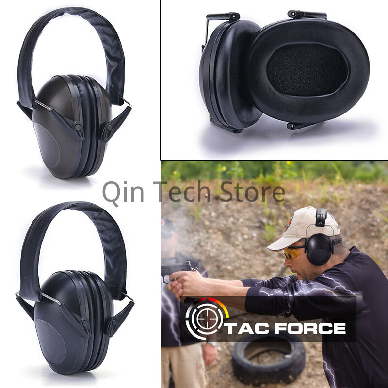 Orejera táctica militar con reducción de ruido, auriculares de tiro de caza, protectores auditivos antirruido