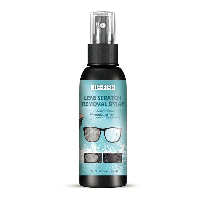 Detergente per vetri da 100ml detergente per lenti detergente per occhiali occhiali da sole Spray per la pulizia accessori per occhiali forniture per bottiglie per occhiali Sol D8s6