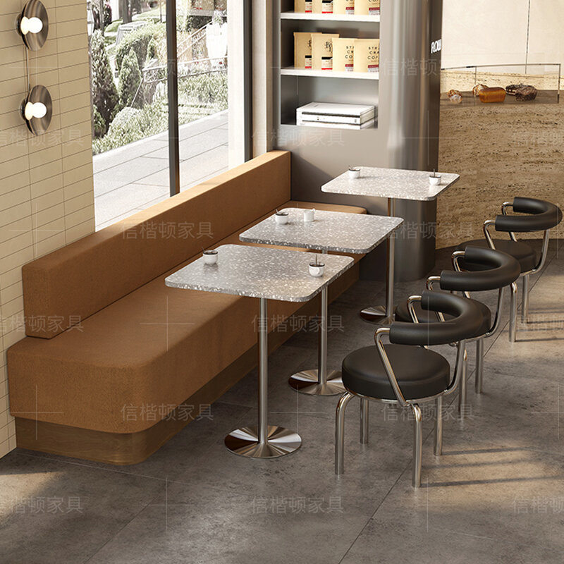 Mesas de café retangulares para pub, mesas de café aquecidas, móveis nórdicos, luxo e designer, salão e salão