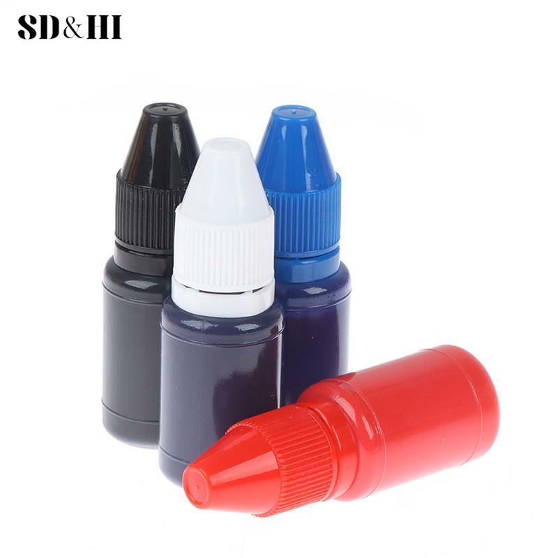 10ml Inkpad Flash Refill Fast Drying Stamping Ink Photosensitive Stamp Oil