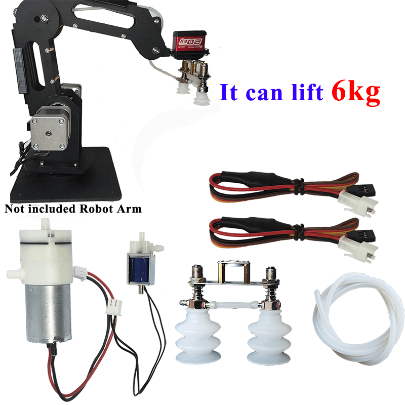 New 6KG Load Large Suction Cup For Mechanical Arm, Robot Claw, Vacuum Pump Single Head, Double Head, Silicone Electronic Sucker