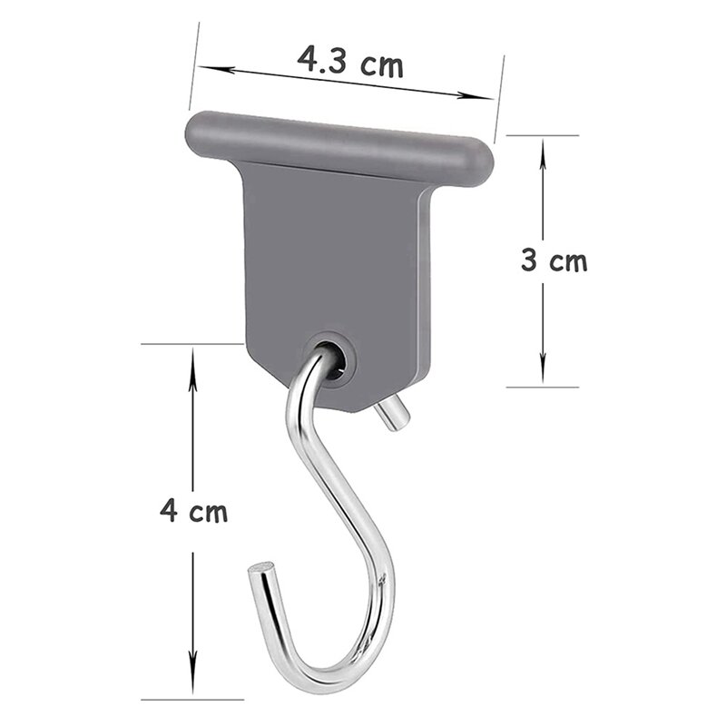 24PCS Camping Awning Hooks RV Awning Hangers Hooks RV Party Light Hangers For RV Caravan Camper