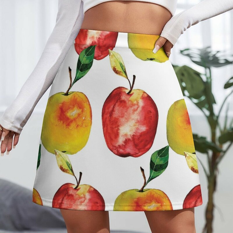 Как вам нравятся яблоки? Мини юбка миди юбка для женщин юбка