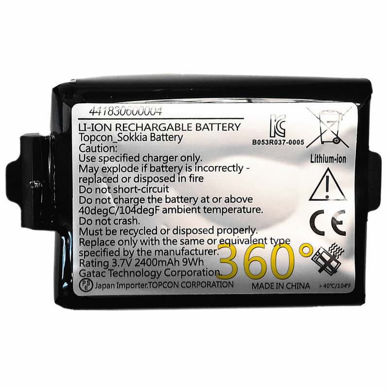 Brandnew ps535 bateria compatível com getac ps535 rtk gps pentax handheld controlador de dados bateria