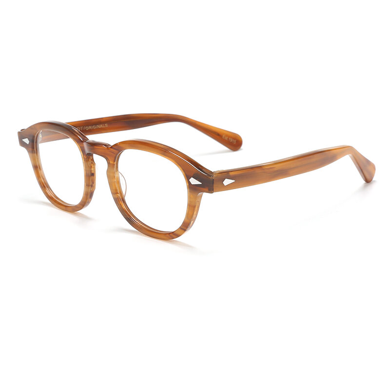 Мужская оправа для очков в стиле Джонни Депп лемтош прозрачные линзы брендовые дизайнерские круглые винтажные компьютерные очки для мужчин
